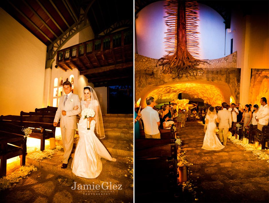 Xcaret chapel wedding photos 2