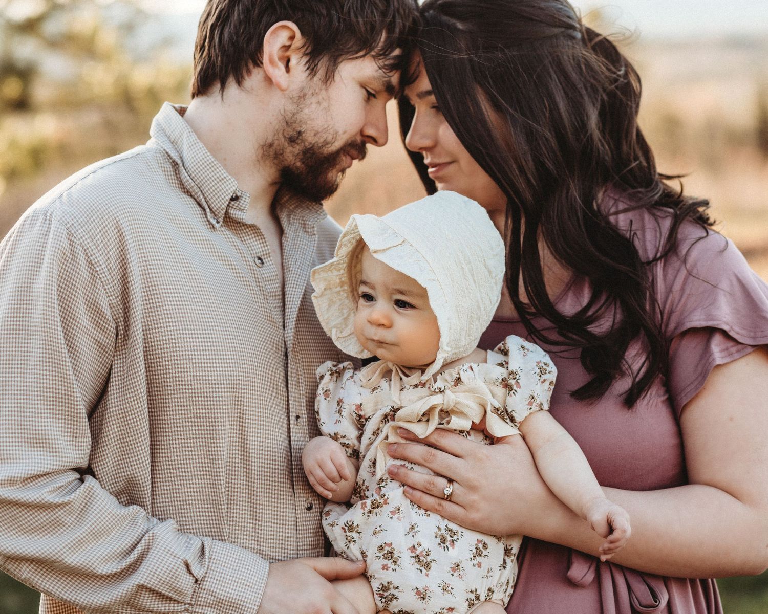 Professional family photo outdoors