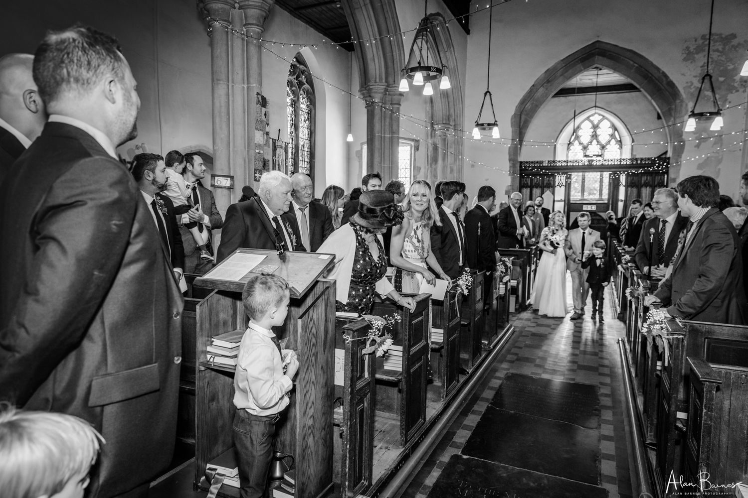Groom waiting