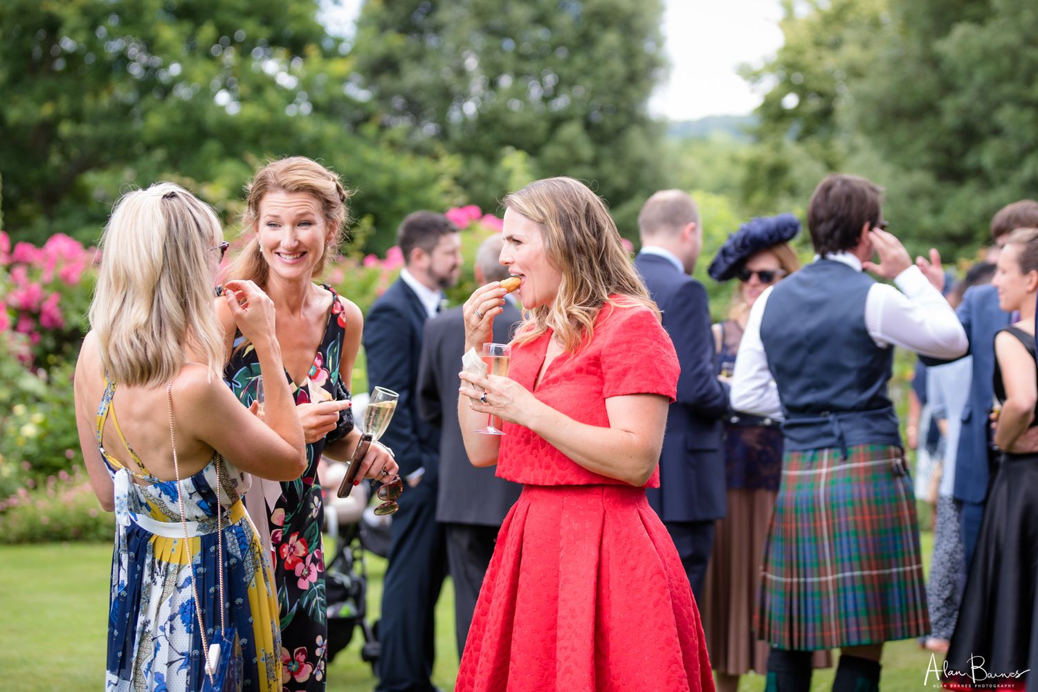 Wedding Guests Brewerstreet Farmhouse Wedding