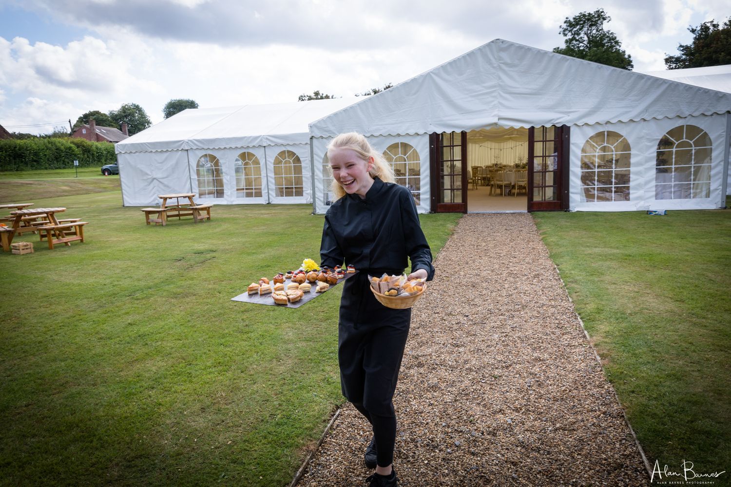 Wedding waitress