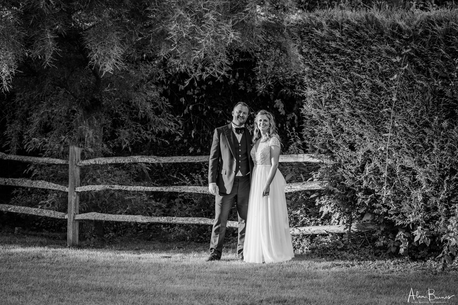 Wedding couple evening photos
