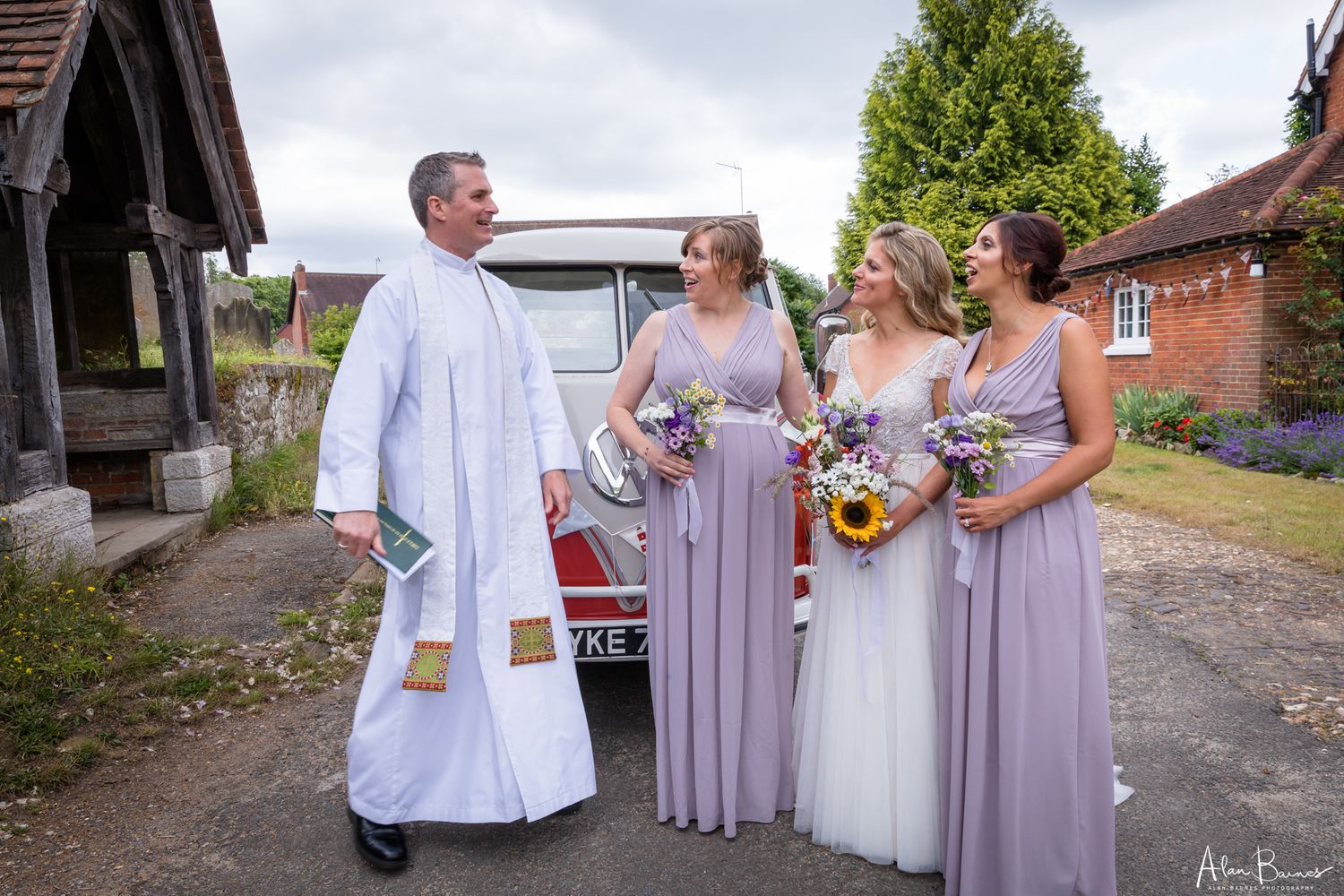 Bride arrival