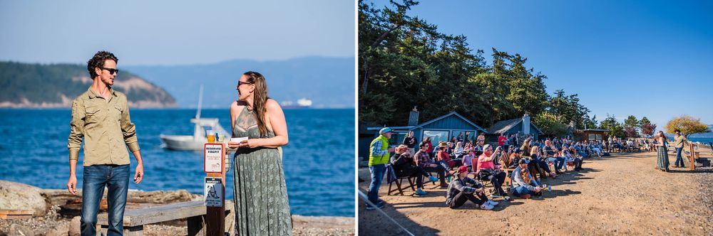guemes island resort washington state wedding ceremony unity reception