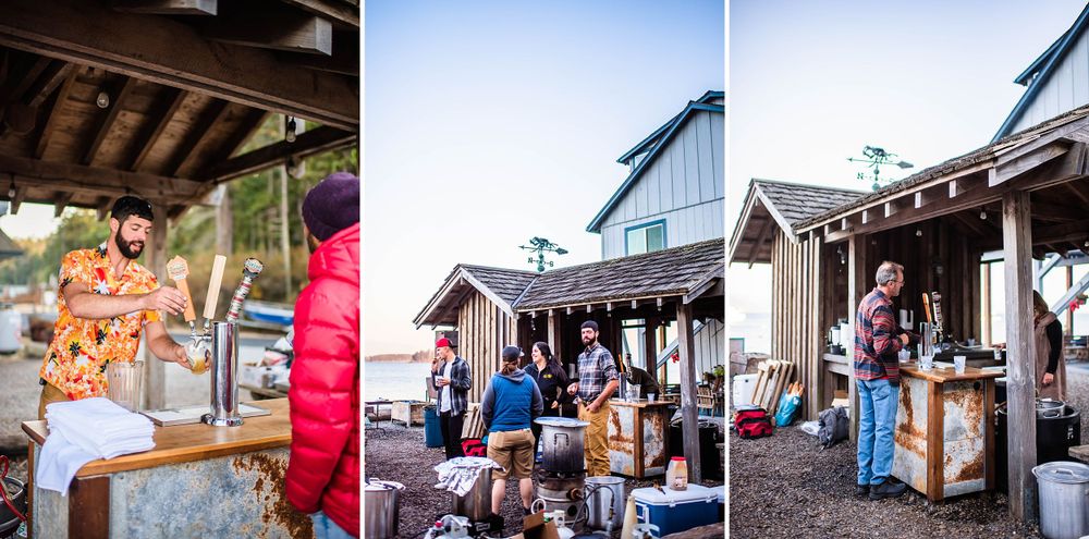 guemes island resort washington state wedding ceremony unity reception
