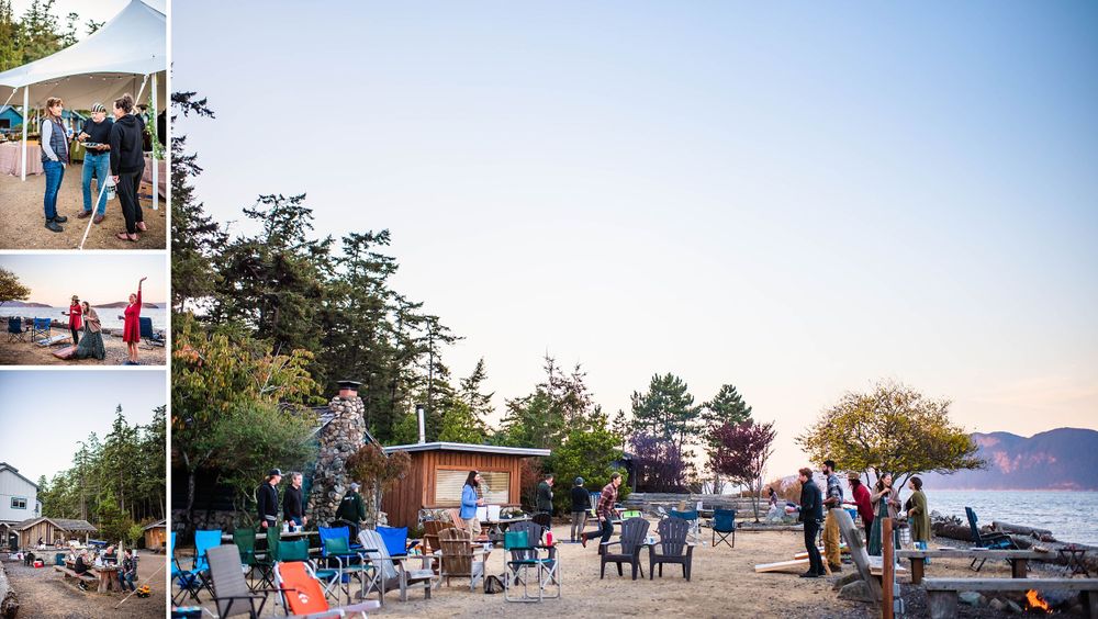 guemes island resort washington state wedding ceremony unity reception