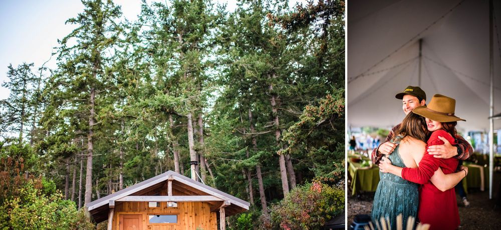 guemes island resort washington state wedding ceremony unity reception