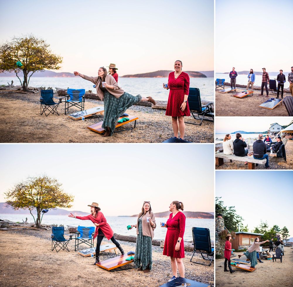 guemes island resort washington state wedding ceremony unity reception