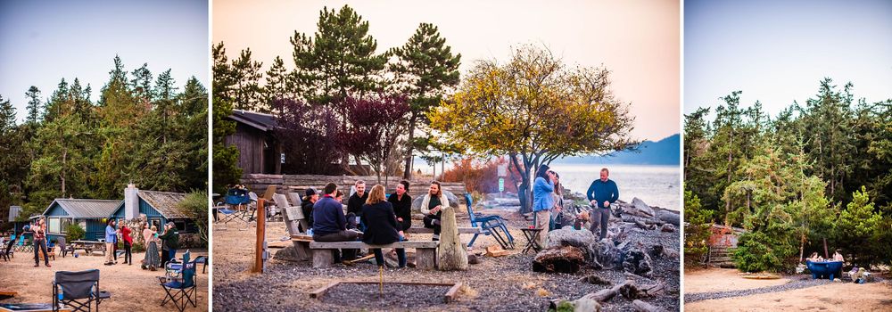 guemes island resort washington state wedding ceremony unity reception