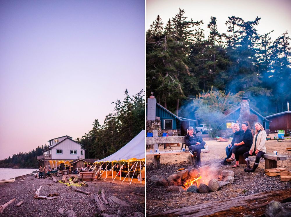 guemes island resort washington state wedding ceremony unity reception