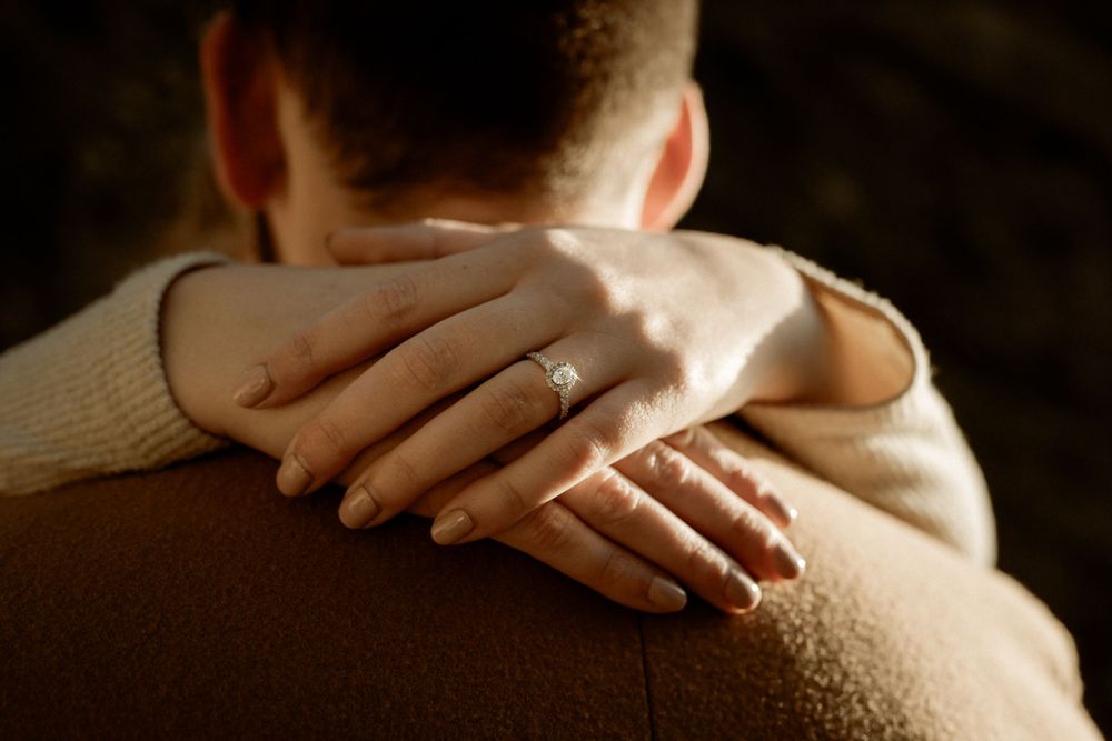 West Vancouver's Whytecliff Park Winter Sunset Engagement Session