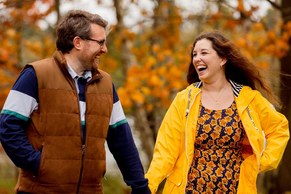 virgina waters engagement session autumn