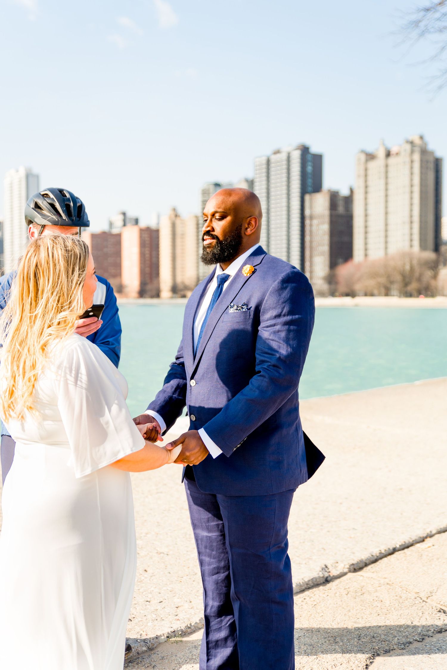 North Avenue Beach Chicago wedding photos