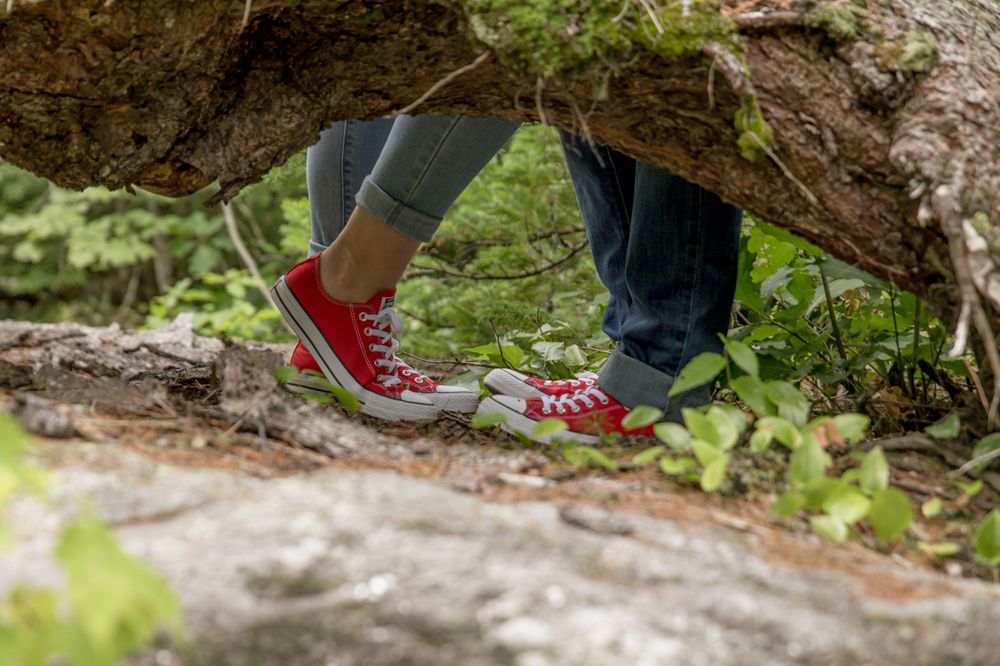 Engagement Photography of Bride and Groom in New Hampshire