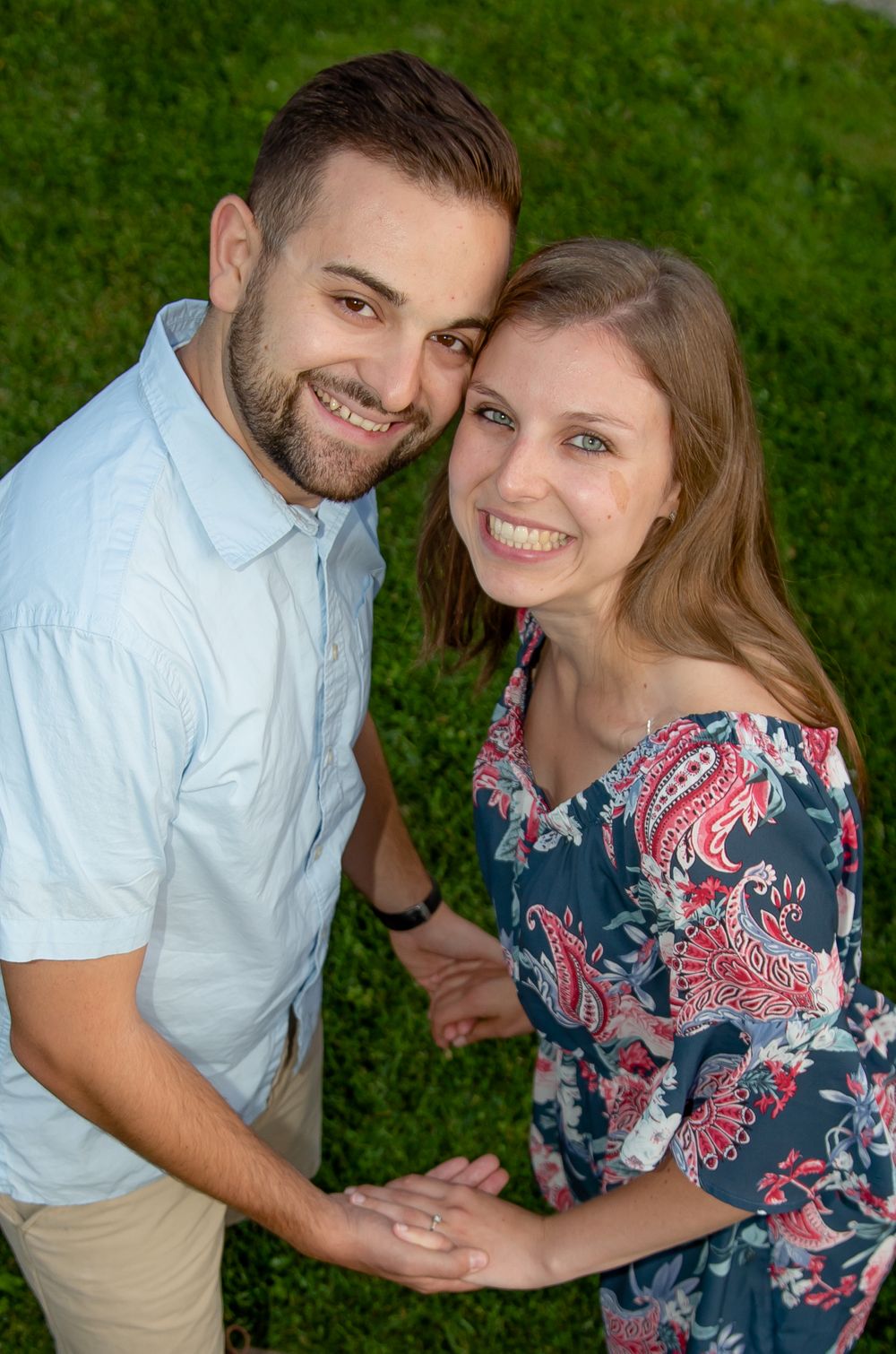 Engagement Photography of Bride and Groom in New Hampshire