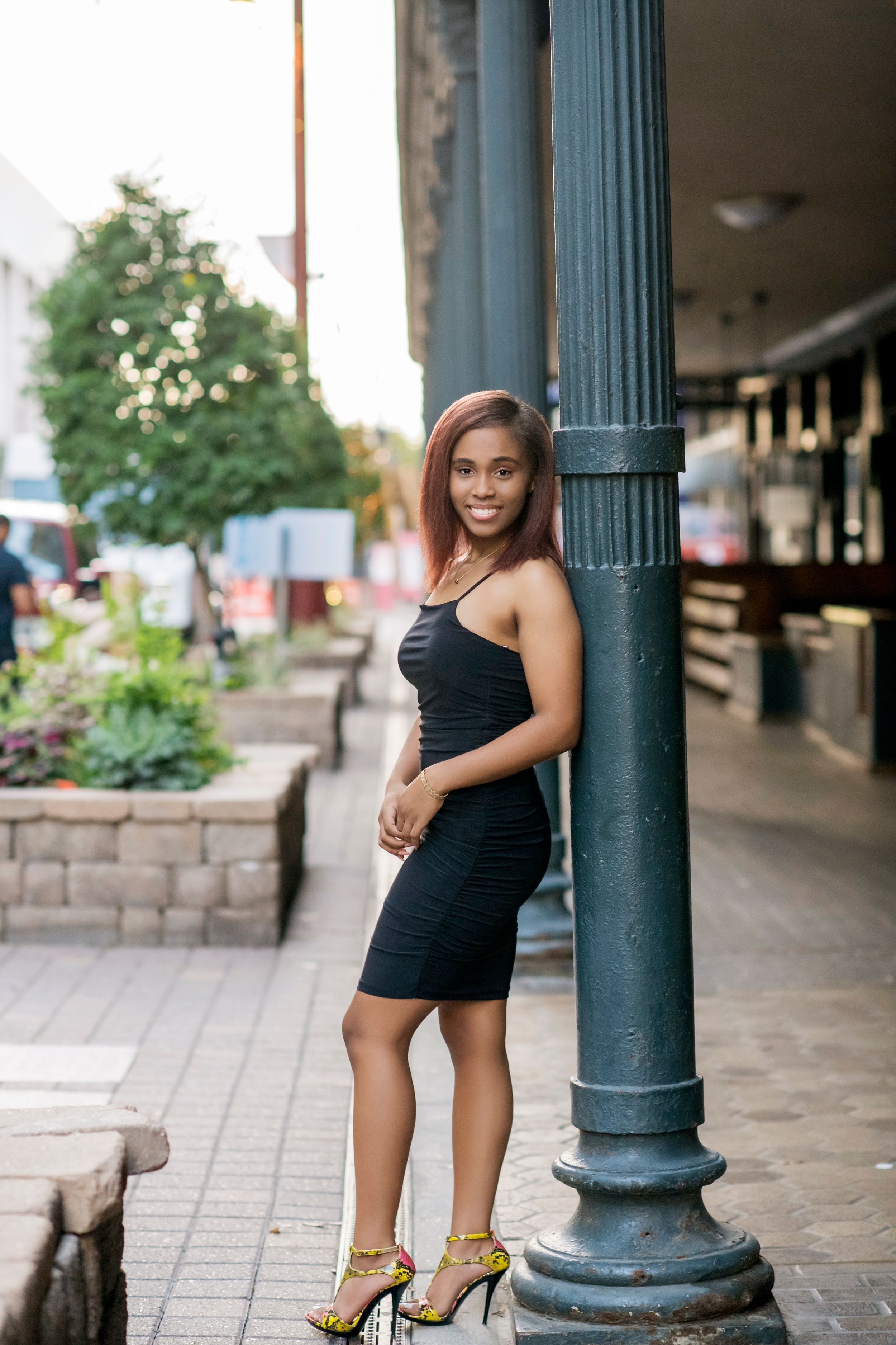 High School Senior Girl Downtown Houston