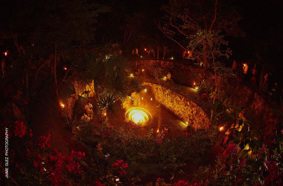 Xcaret Caracol ceremony