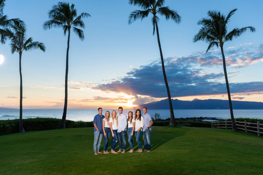 kapalua bay sunset photo session