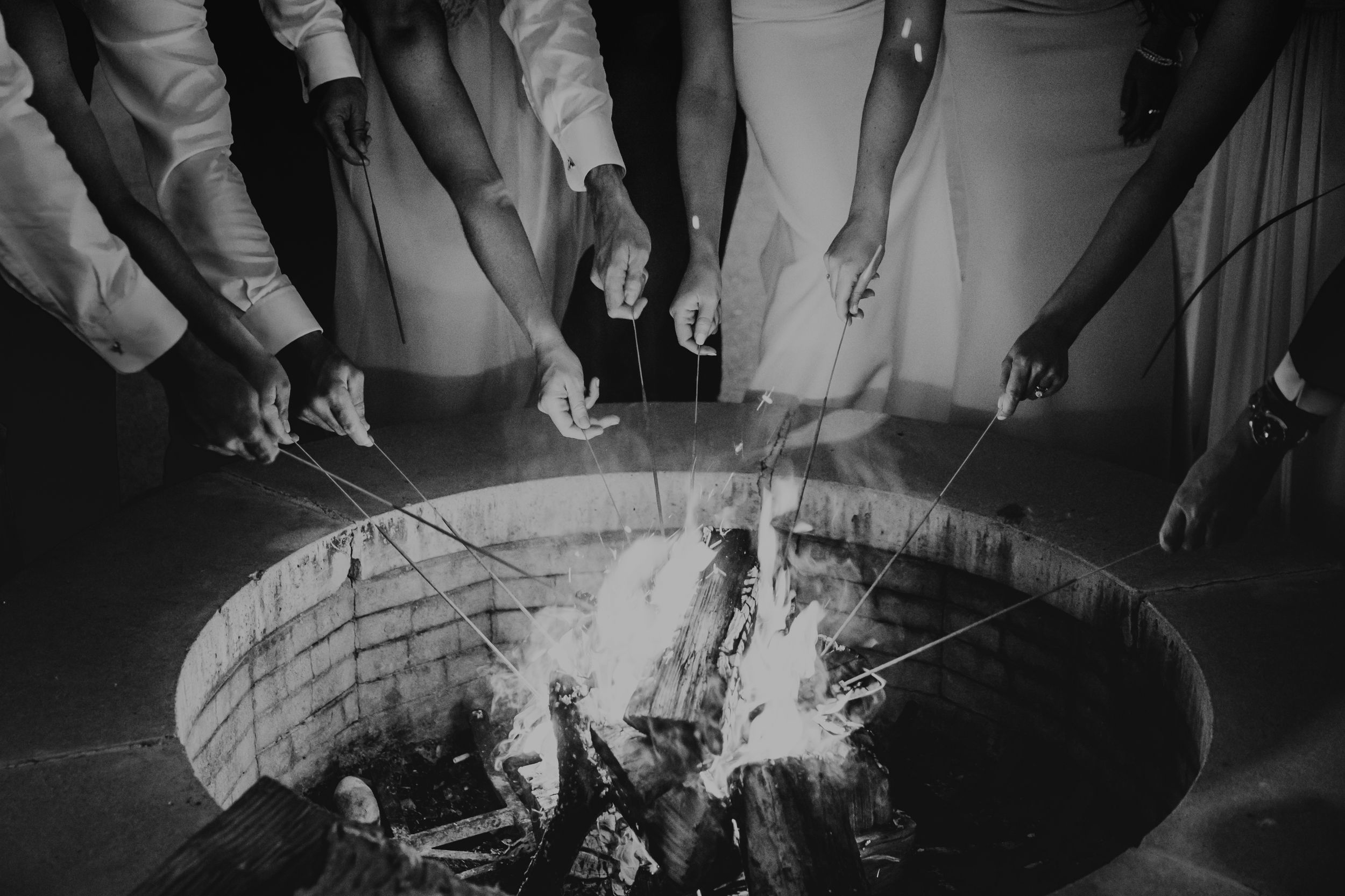 Whistle Bear Golf Club Sparkler Wedding Photos