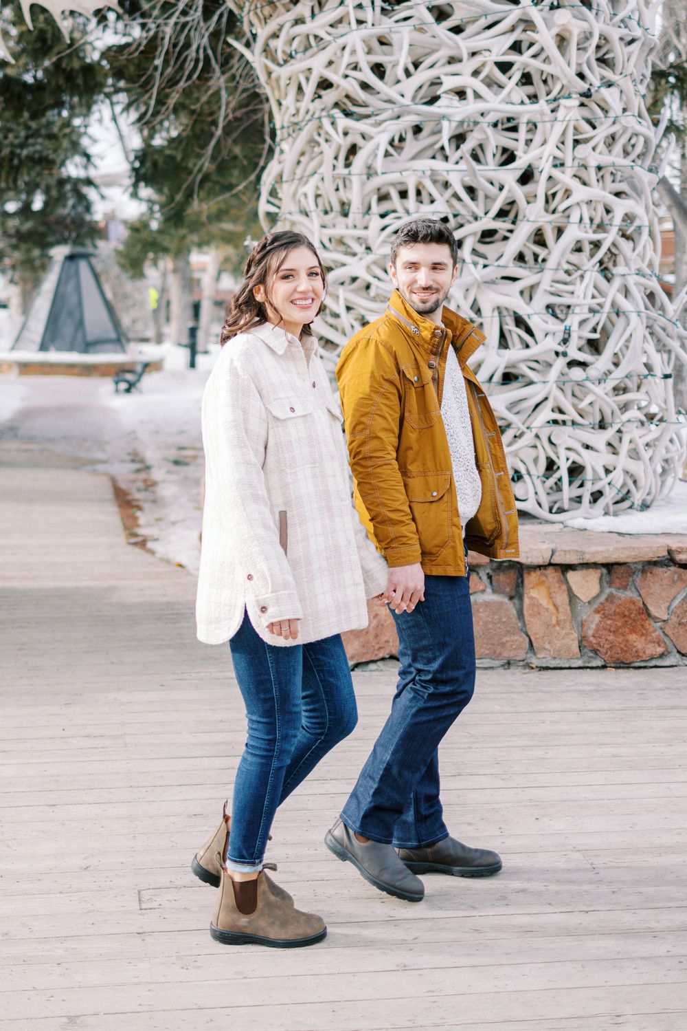 Jackson Hole grand teton national park engagement session