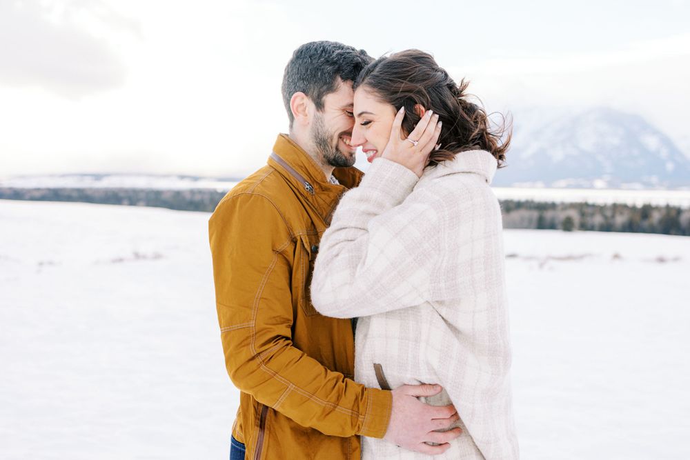 Jackson Hole grand teton national park engagement session