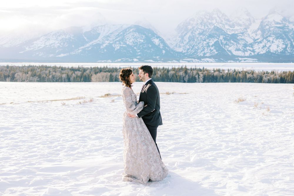 Jackson Hole grand teton national park engagement session