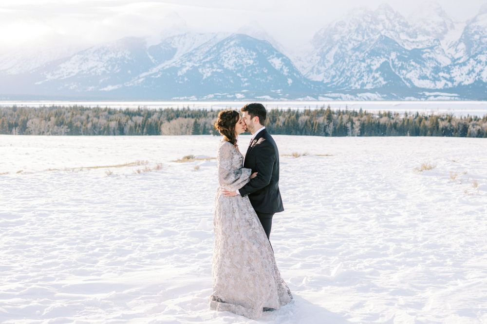 Jackson Hole grand teton national park engagement session