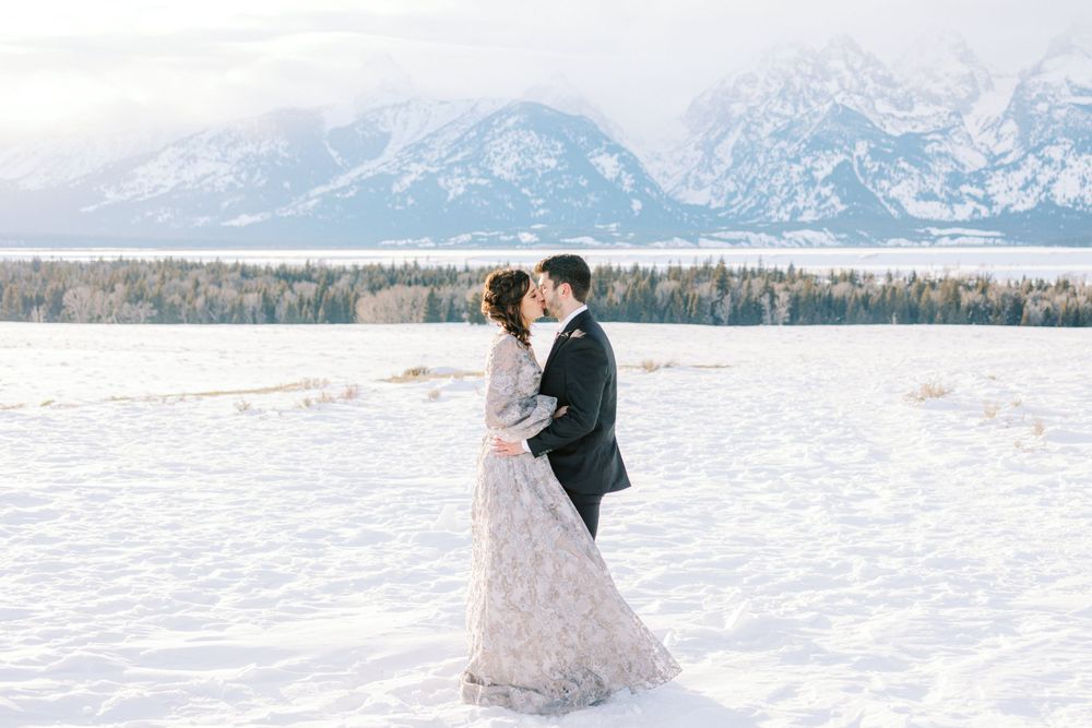 Jackson Hole grand teton national park engagement session