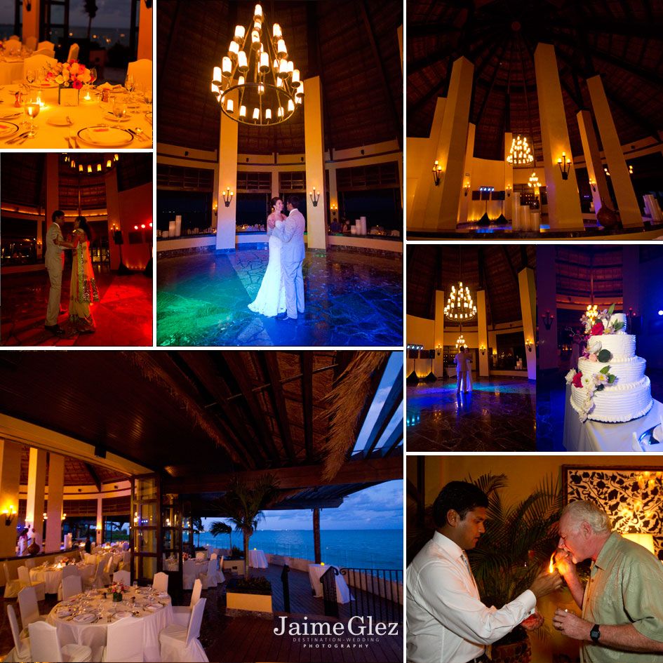 wedding reception at the Fairmont Mayakoba