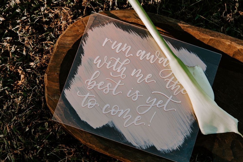 elopement sign from full day Knoxville elopement
