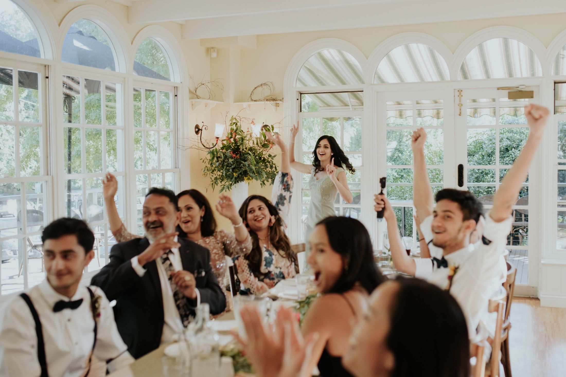 Wedding guests win icebreaker game of Charades! in Fortnums Sassafras