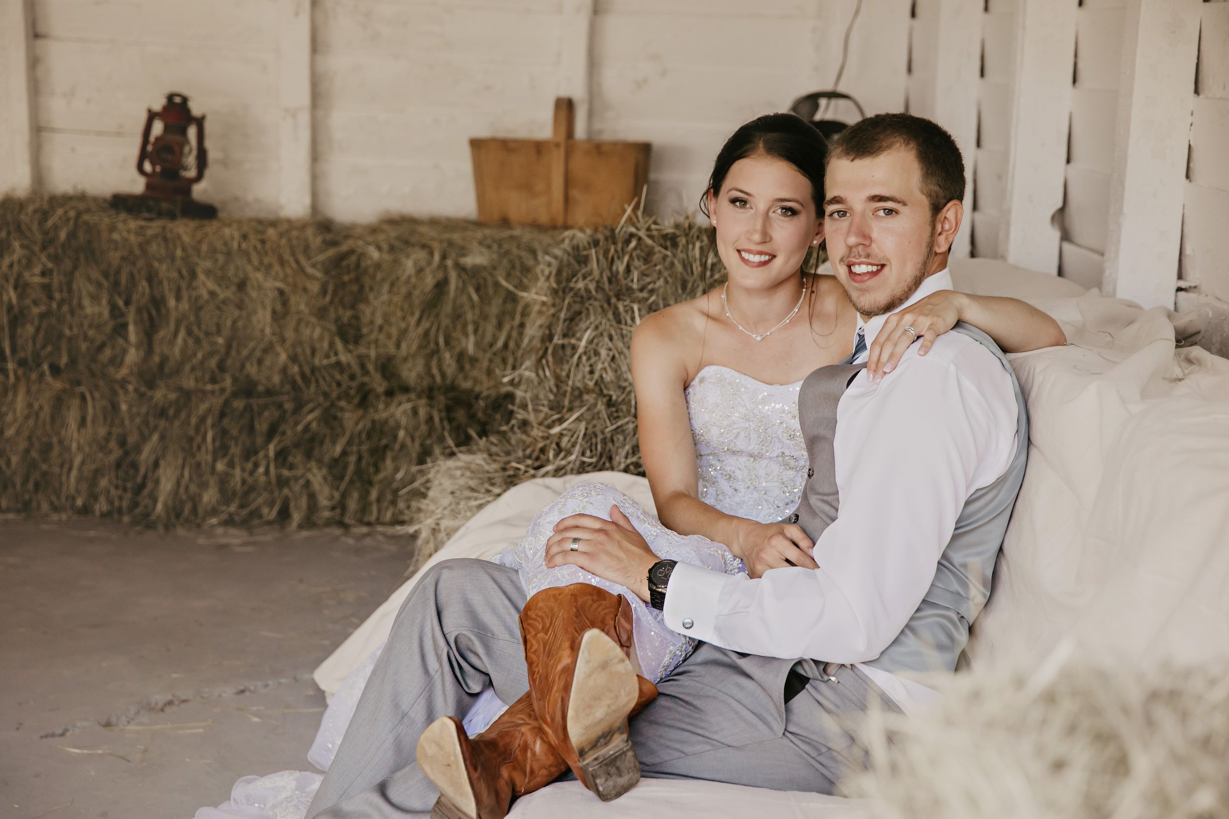 Rustic Farmhouse Backyard Wedding Photos by London Ontario Photographer Shawn Van Daele