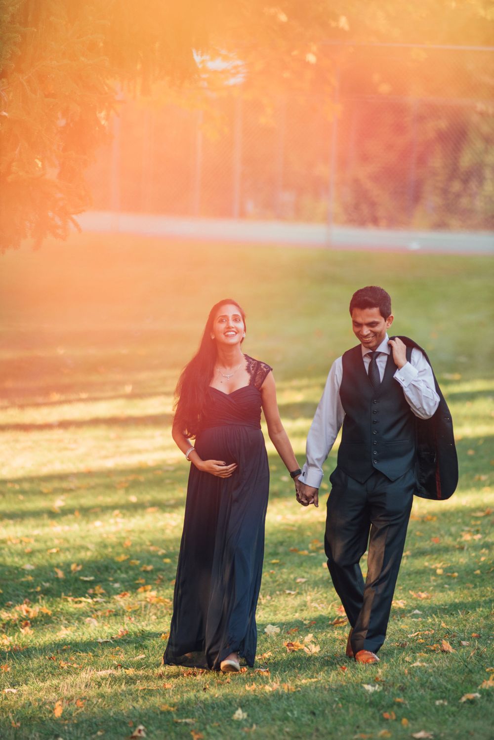 lake george fall maternity shoot