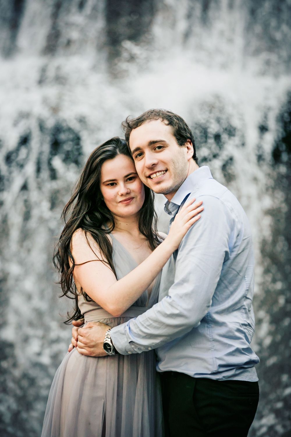 Sherman Falls Heritage Trail Ancaster Ontario Engagement Photos Shawn Van Daele