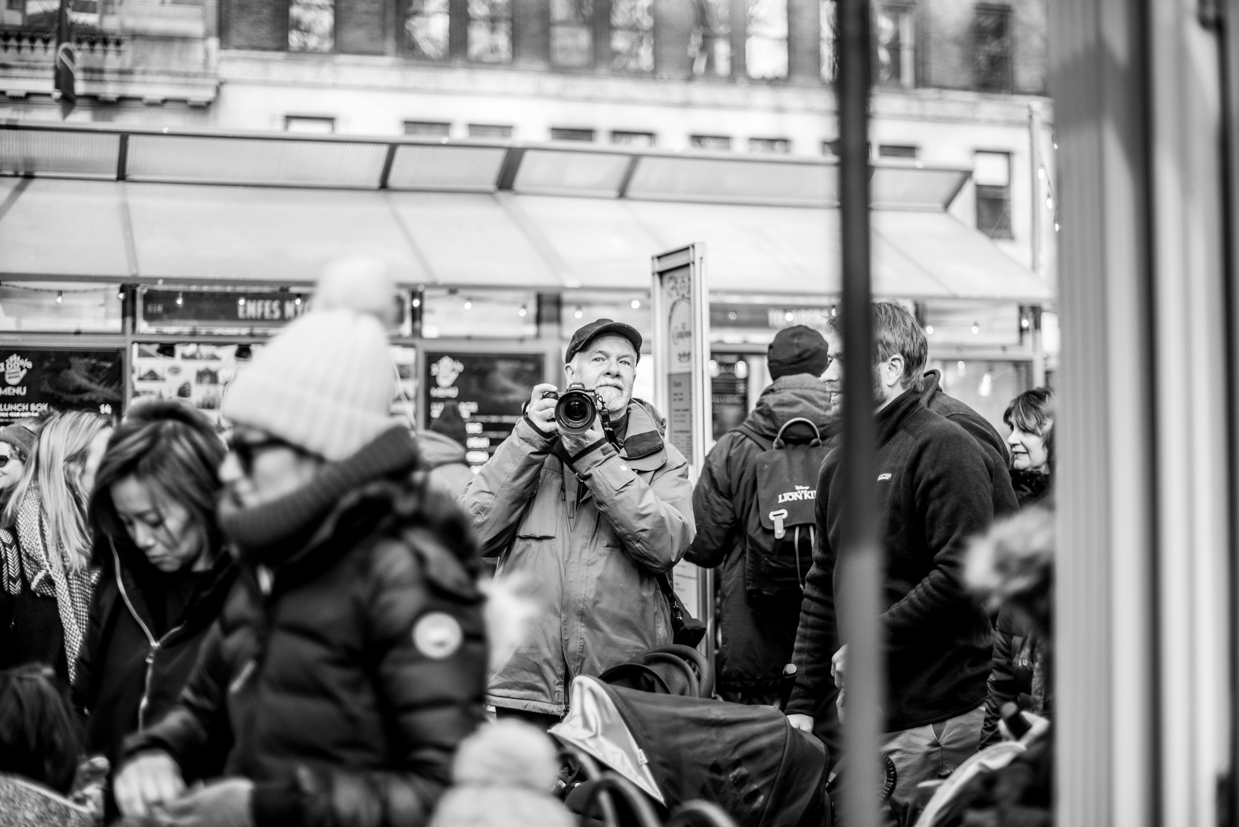Boston photographer, Christopher Harting on assignment in NYC