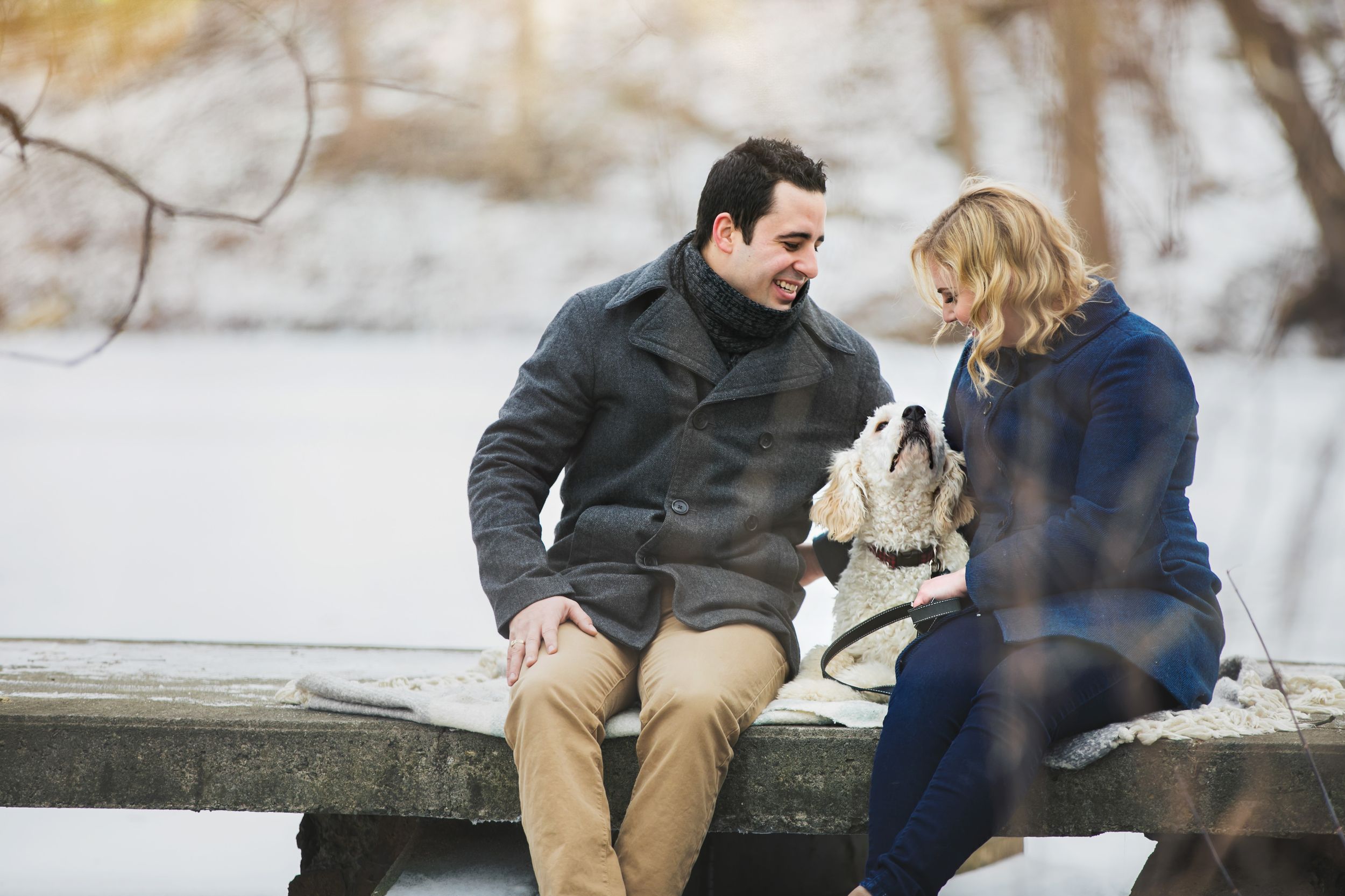 Winter Engagement Photos Arva Mill London Ontario Photographer Shawn VanDaele