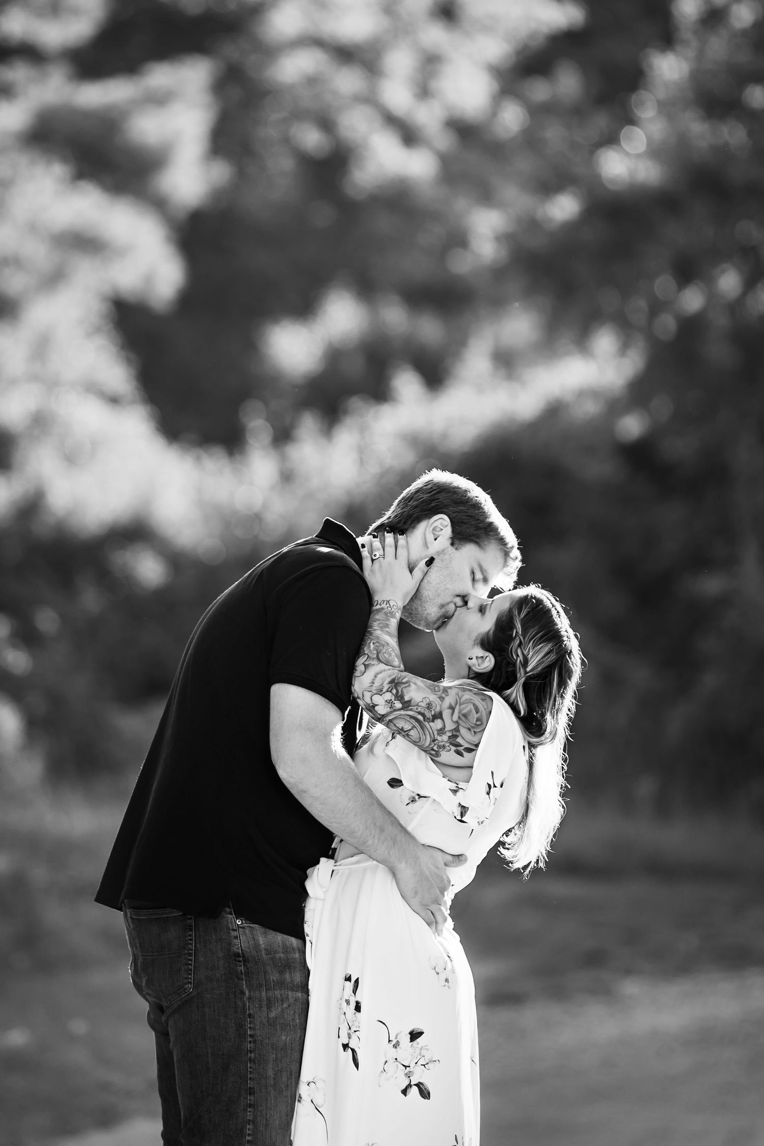 Cute and quirky engagement photos at Fanshawe Conservation Area London Ontario by wedding photographer Shawn Van Daele