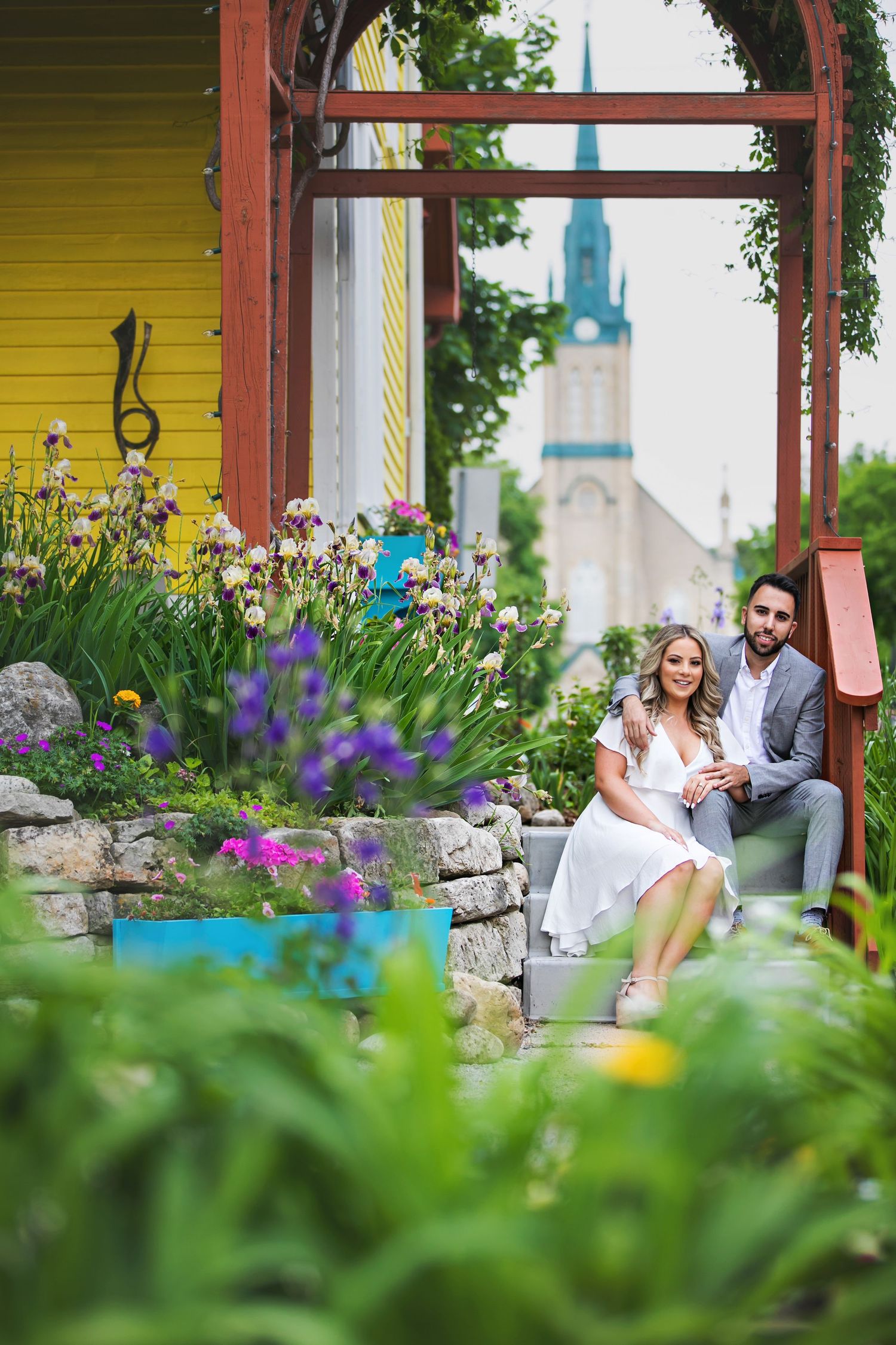 Elora Gorge Ontario Spring Summer Engagement Photos by Shawn Van Daele