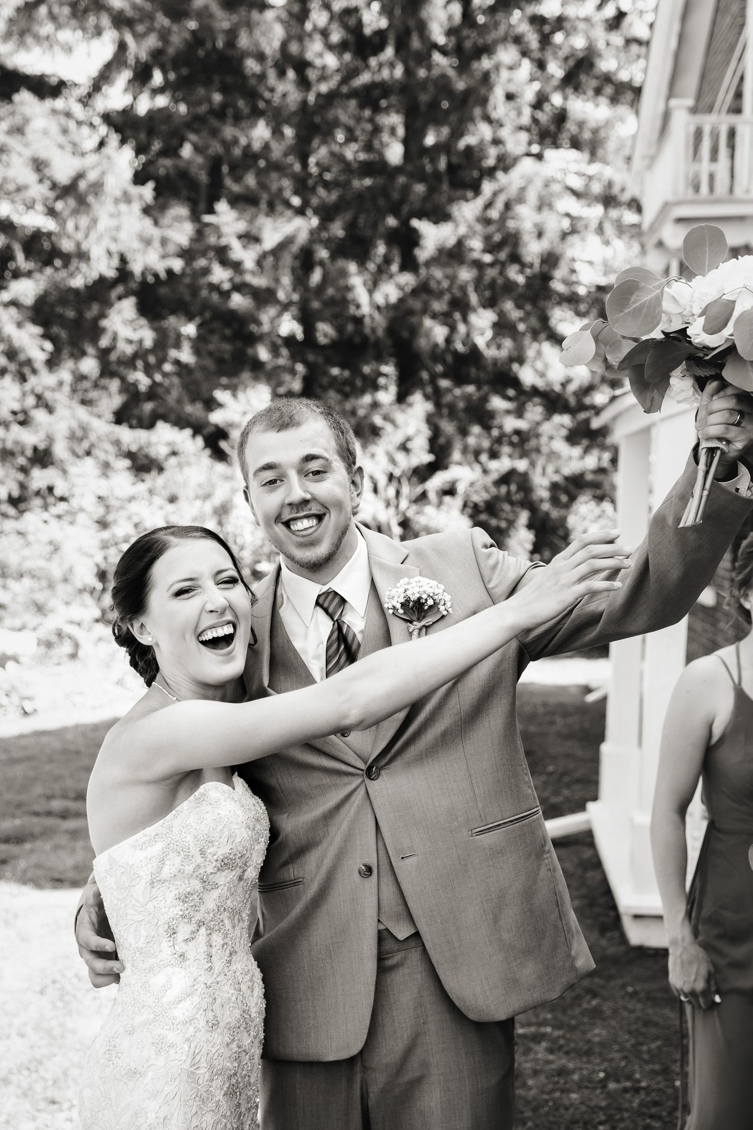 Rustic Backyard Farmhouse Wedding Photos Colborne Ontario by Shawn Van Daele