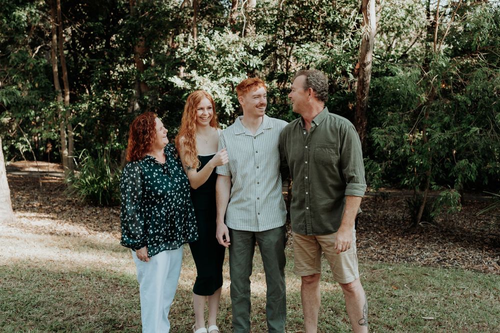 family laughing