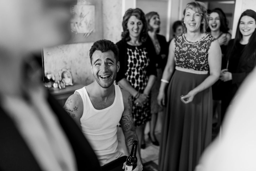 Schwarz Weiß Foto Gruppe Fotografie