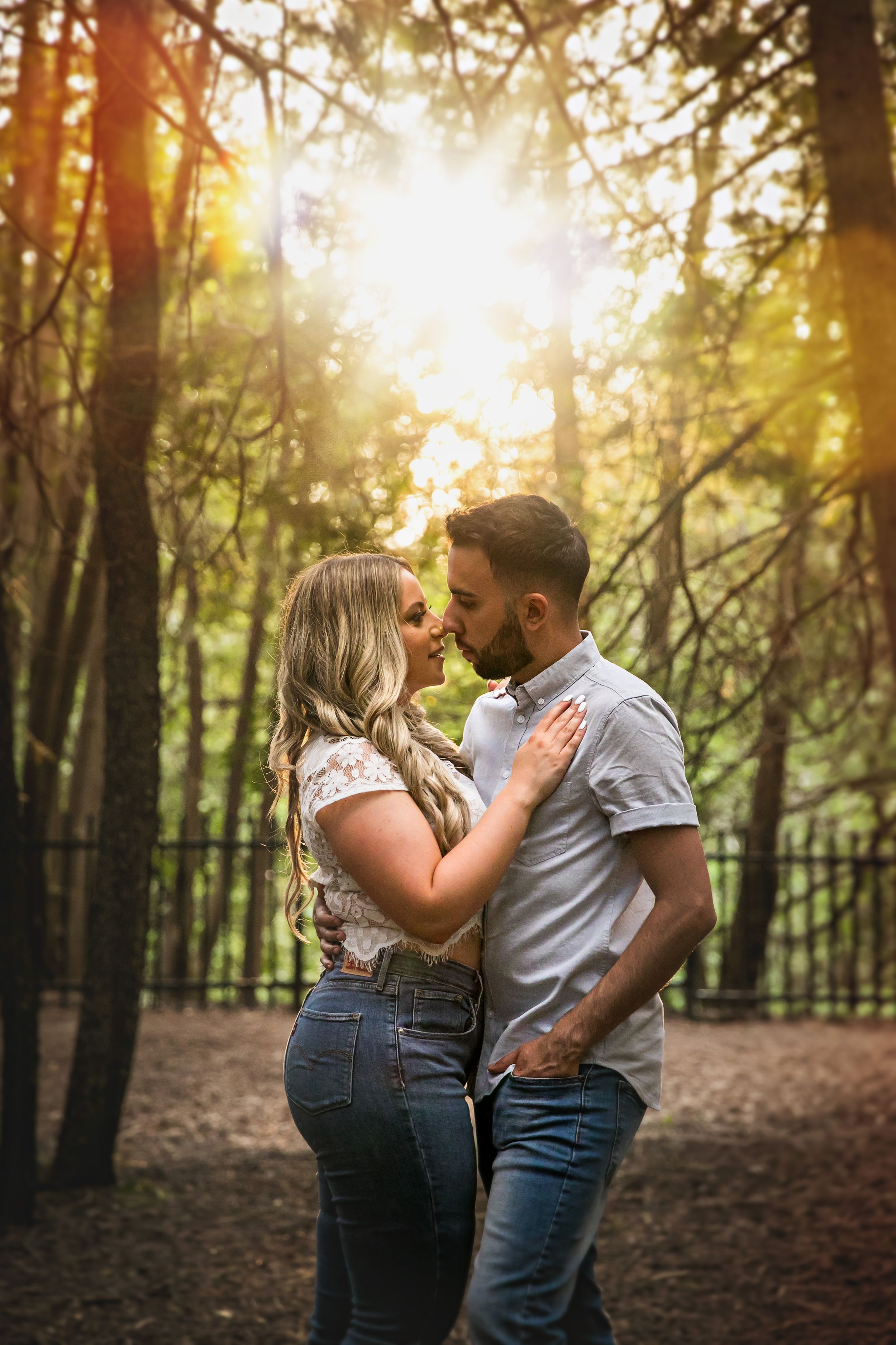 Elora Gorge Ontario Spring Summer Engagement Photos by Shawn Van Daele