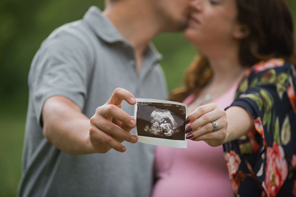 Sonogram Maternity Photography