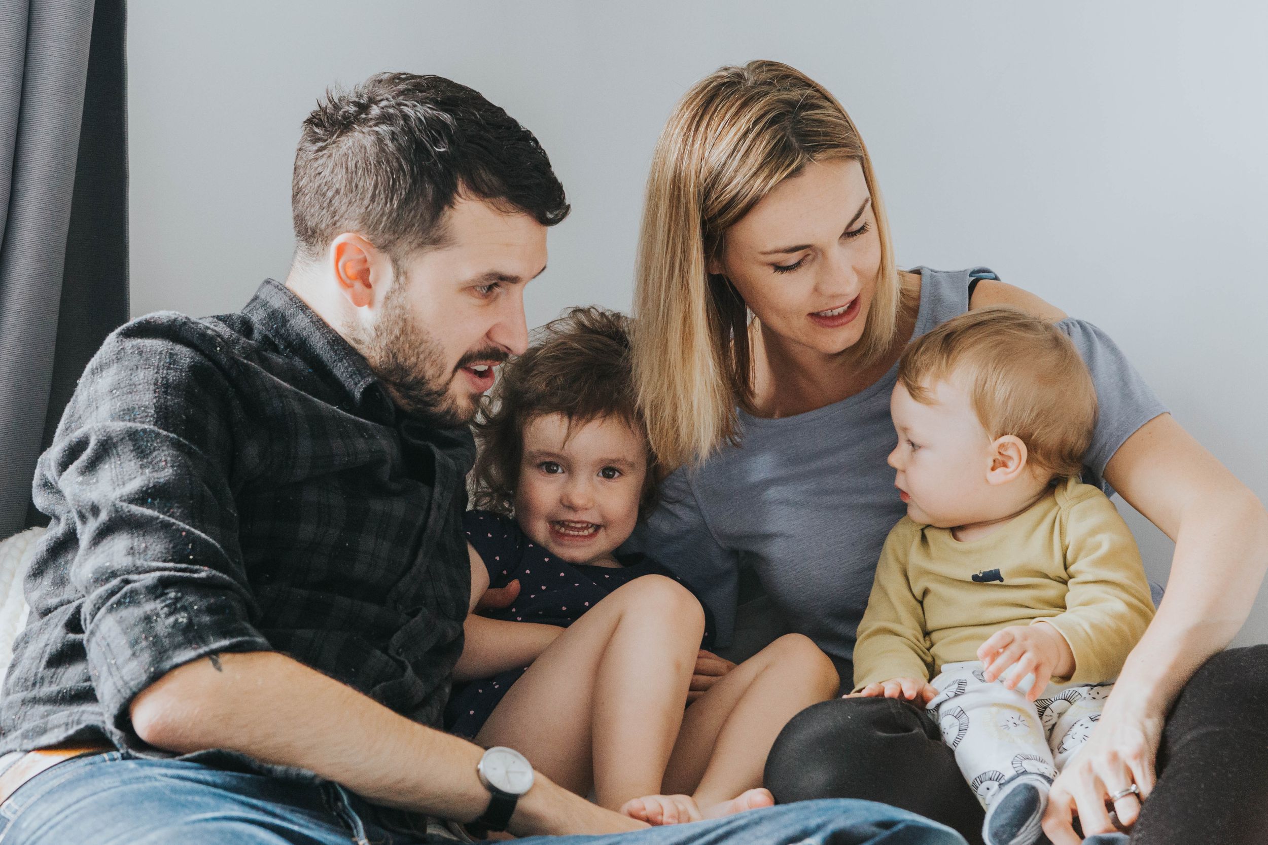 family photos at home in Hornchurch