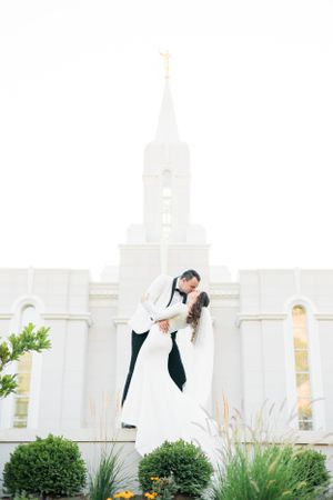 Bountiful Utah Temple Wedding Photos | Utah Wedding Photographer
