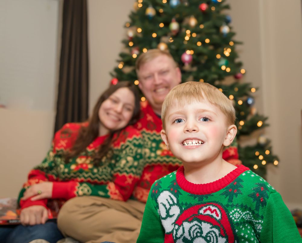 In Home Family Christmas Session