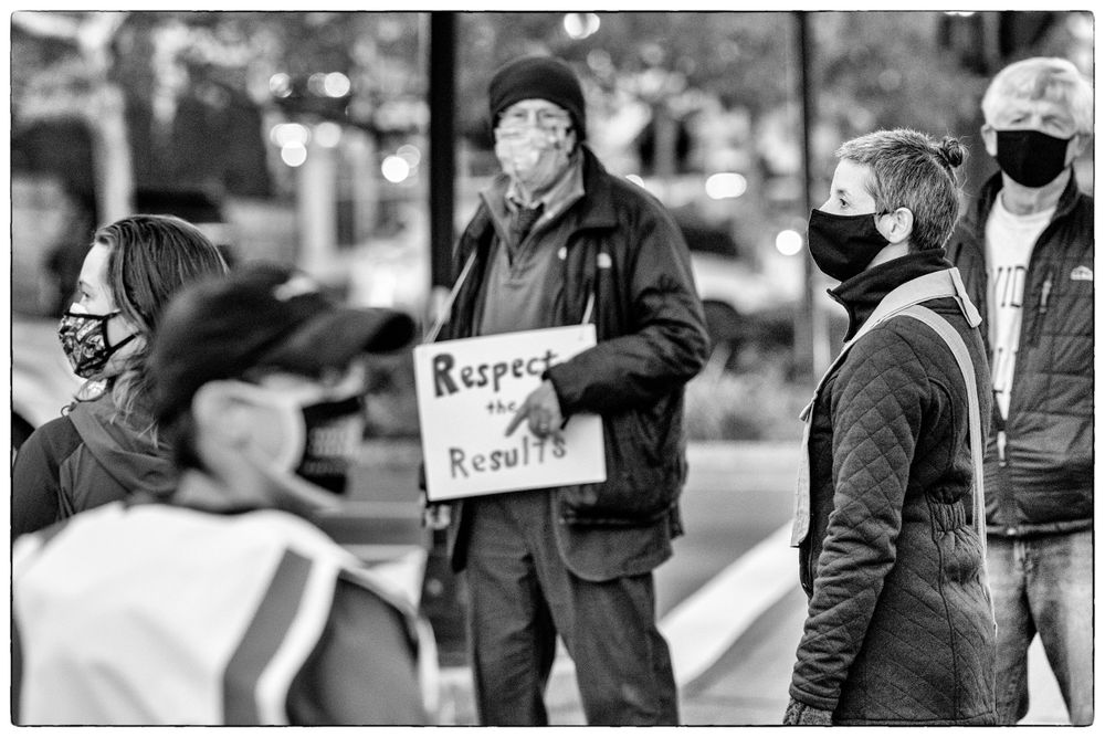 Protect the Vote. Riley Plaza, Salem, Massachusetts. 11/4/2020