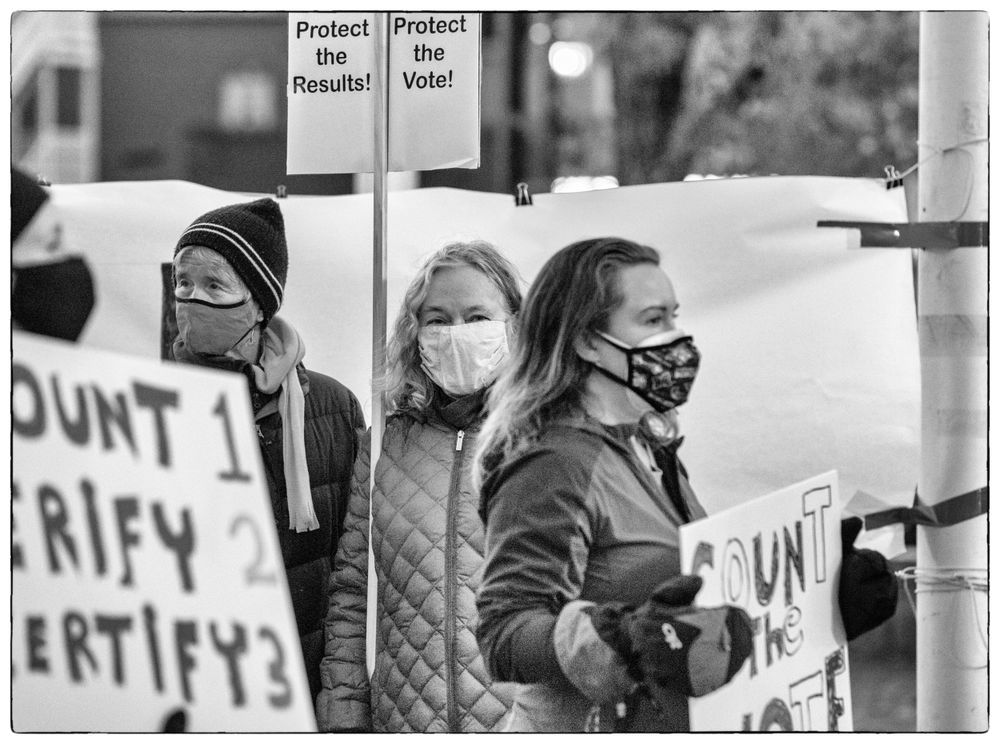 Protect the Vote. Riley Plaza, Salem, Massachusetts. 11/4/2020
