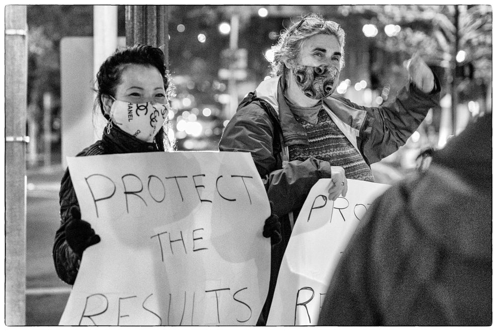 Protect the Vote. Riley Plaza, Salem, Massachusetts. 11/4/2020