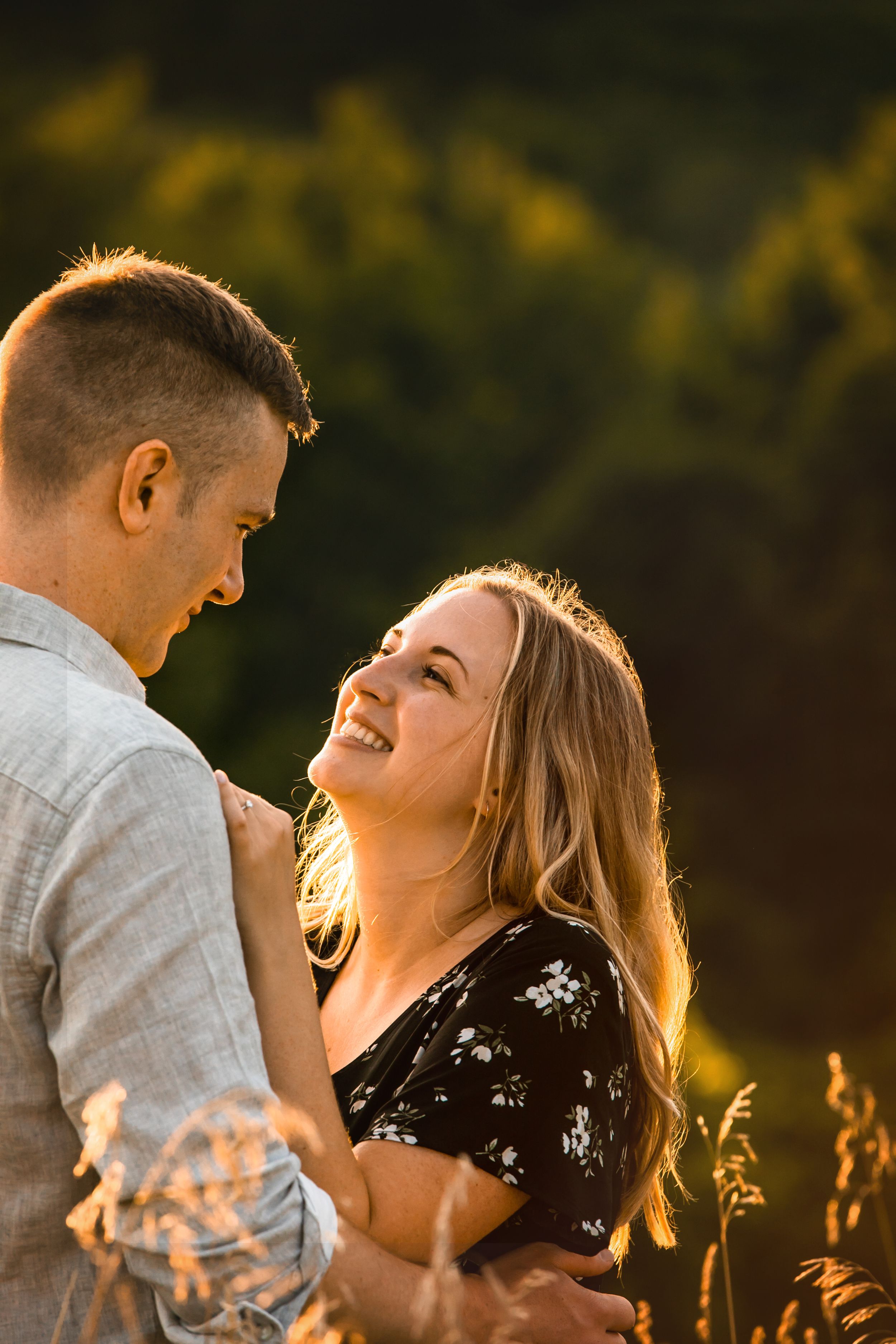 Dreamy summer engagement photos in Dundas and Ancaster Ontario by London wedding photographer Shawn Van Daele